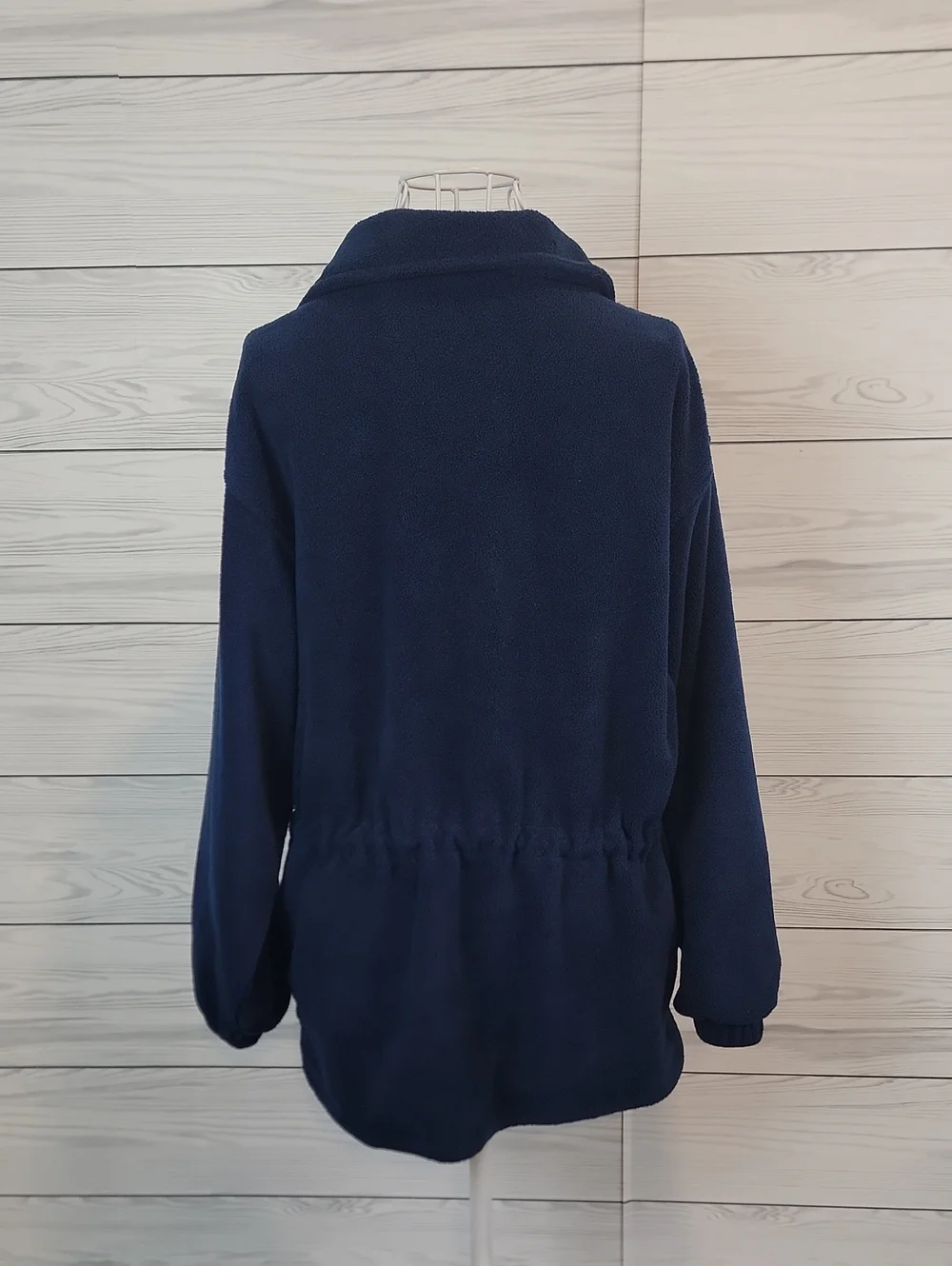 Head Navy Fleece Zip-Up Jacket Women  Size M
